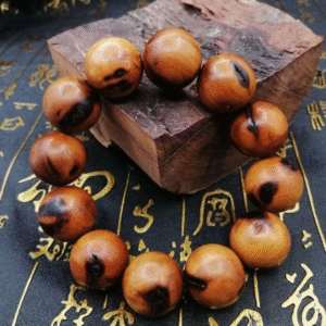 Lightning-struck wood bracelet, authentic old material bracelet, cultural plaything bracelet, men's bracelet, for playing and admiring