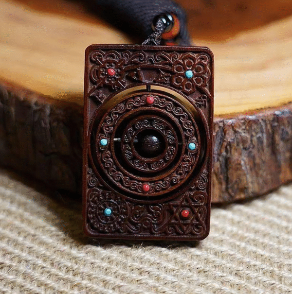 Natural lightning-struck wood, hanging tag, good luck charm, jujube wood carving, hanging ornament, peace and safety charm