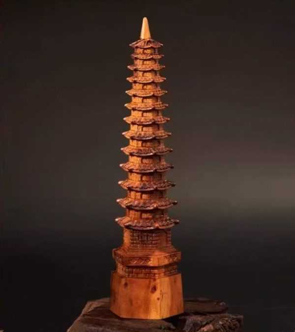 Thunder - Struck Wood Wenchang Pagoda: Home Protection & Career Advancement