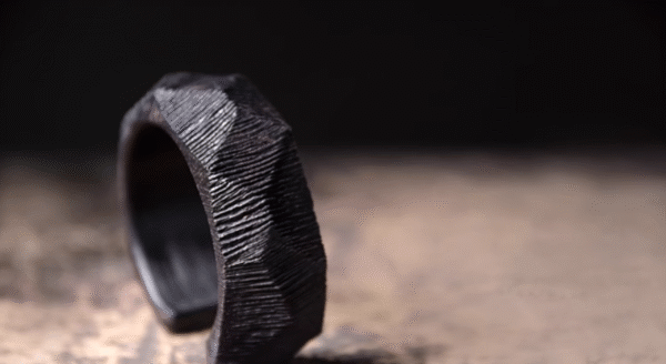 Handmade Thunderstruck Wood Open Cuff Bracelet: Retro Minimalist Unisex Jewelry - Image 3