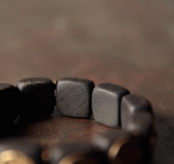 Handmade Thunderstruck Wood & Brass Bracelet: Chinese - Style Retro National Trend Jewelry for Men & Women - Image 8